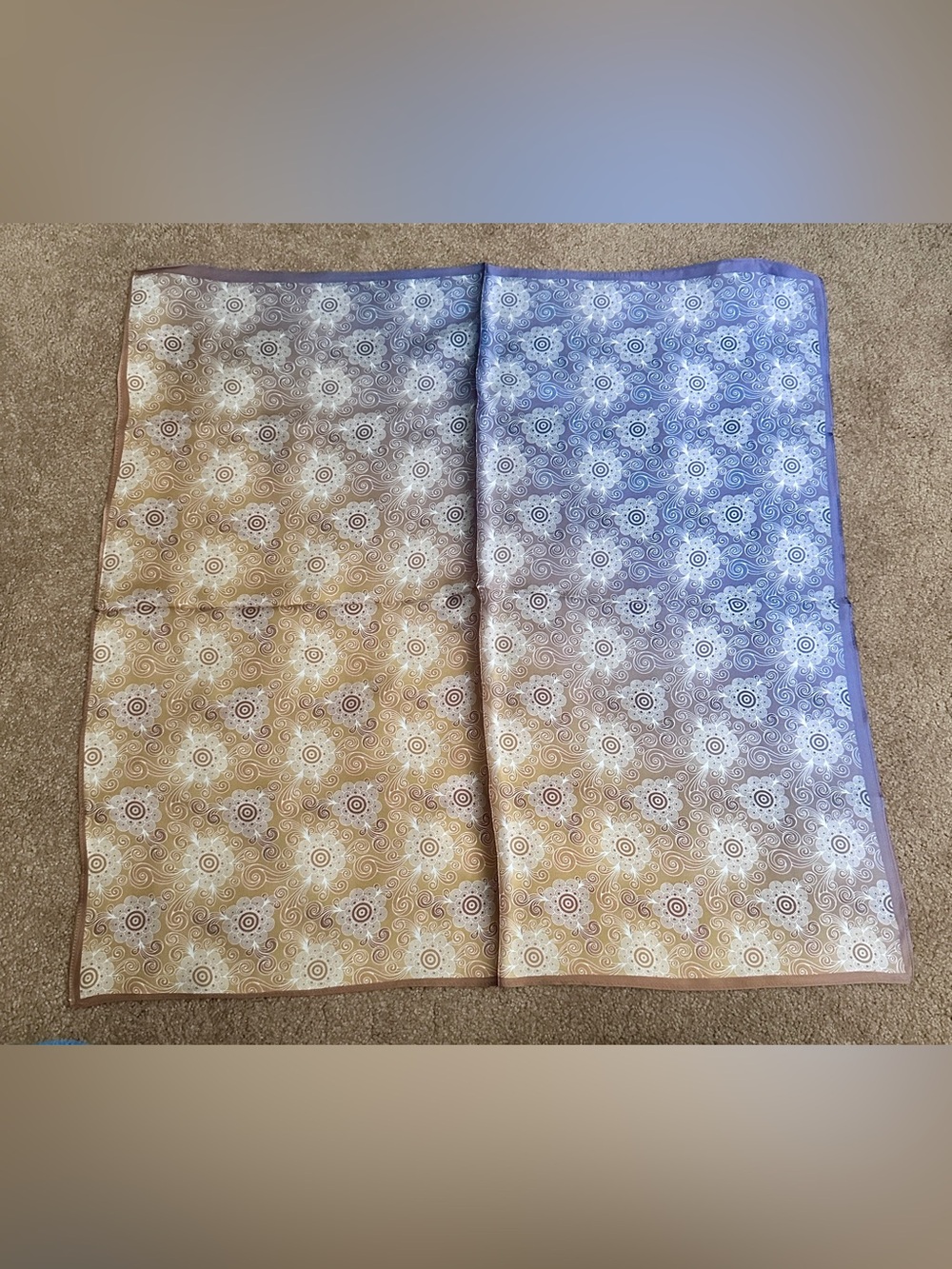 100% Mulberry Silk - Gradient Swirls
